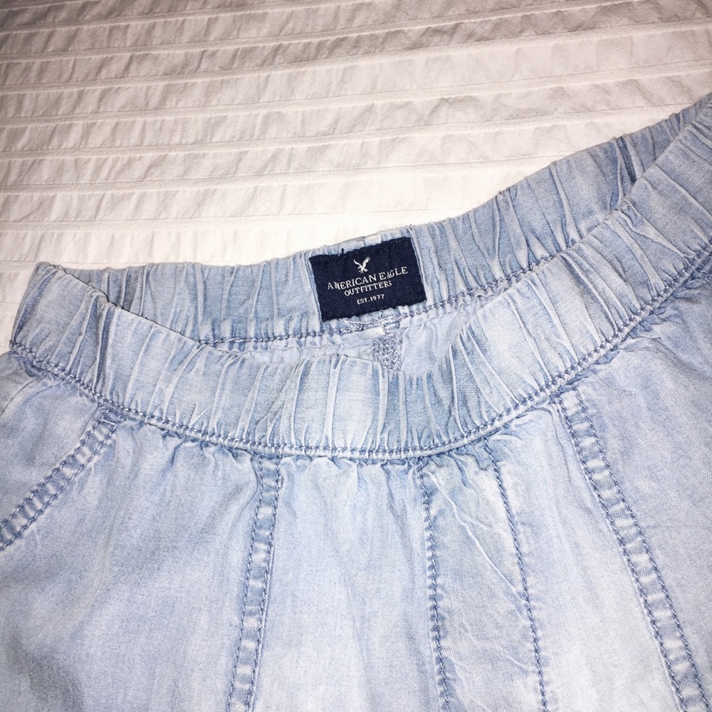 American Eagle Chambray Jogger Pants